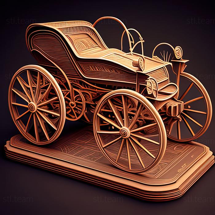 3D model Benz Patent Motorwagen (STL)